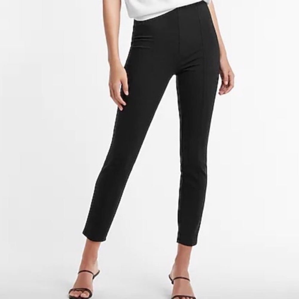 EXPRESS High Waisted Twill Leggings Sz S